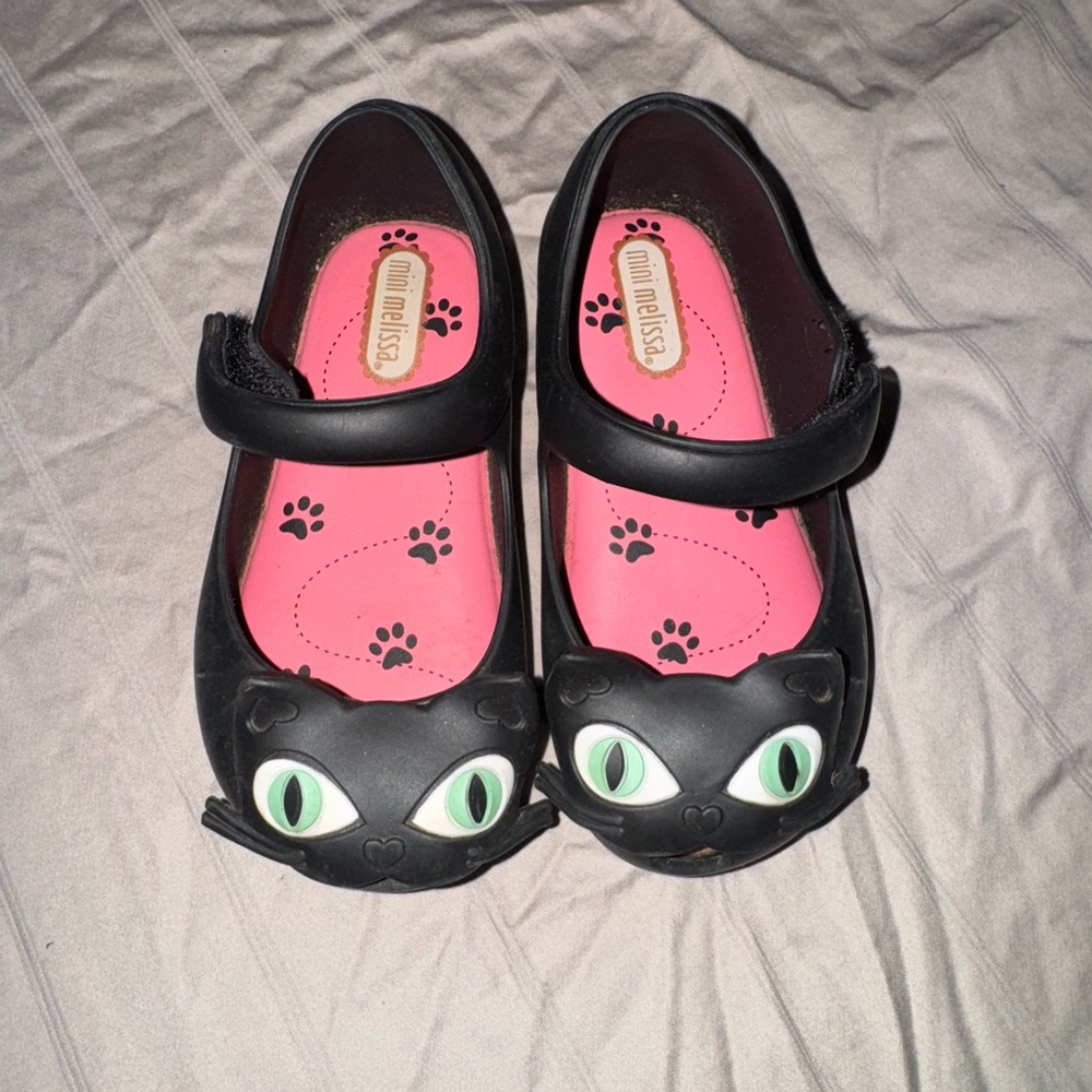 Black Cat Mini Melissa Shoes